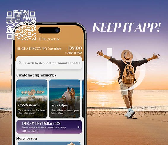 Earn an additional D$5 for all eligible stays booked through the GHA DISCOVERY app and completed stays by 31 March 2025.