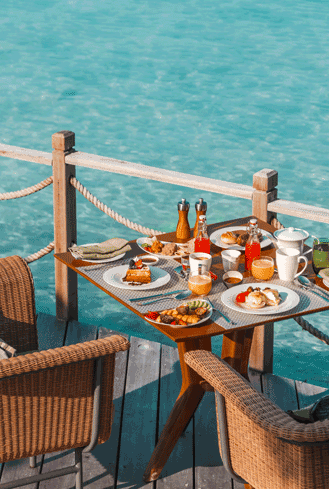 Breakfast with a view